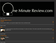 Tablet Screenshot of oneminutereview.com